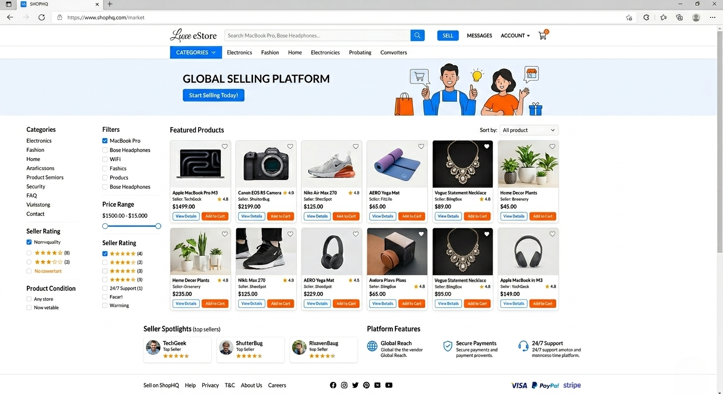 Multi-Vendor E-Commerce